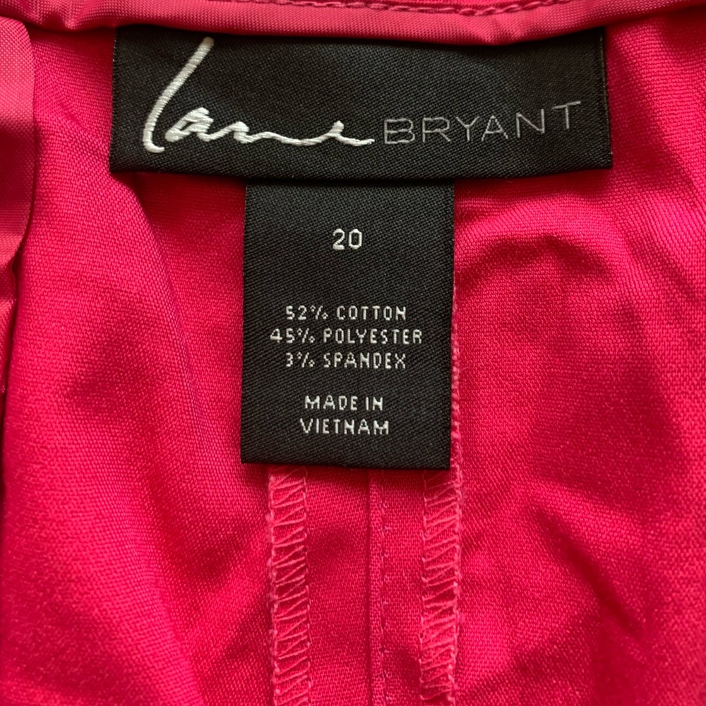 Lane Bryant_(NWT) Pink Cropped Dress Pants_Size 20 - Picture 6 of 6